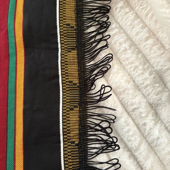 Kente African Scarf, Kwanzaa, Table Runner, West Africa - Picture 3 of 3